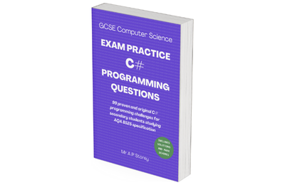 GCSE Computer Science exam practice C# programming questions for AQA